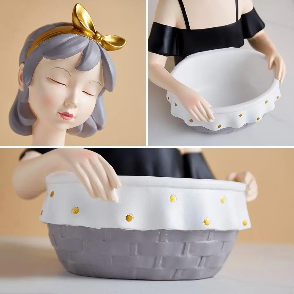 Girl With Tray Sculpture