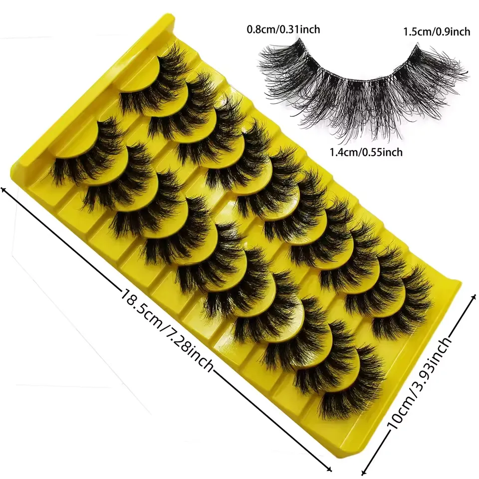 Fashionable Thick Black False Eyelashes