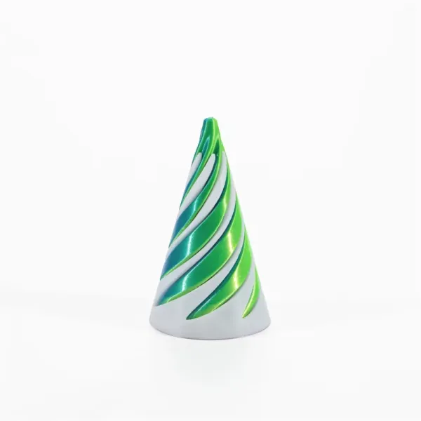 3D Printed Spiral Cone Toy Impossible Pyramid
