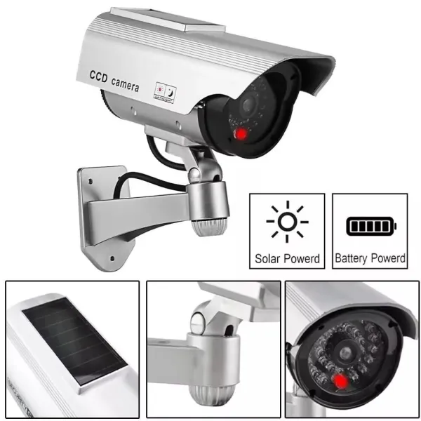 Dummy Solar Powered Security Camera
