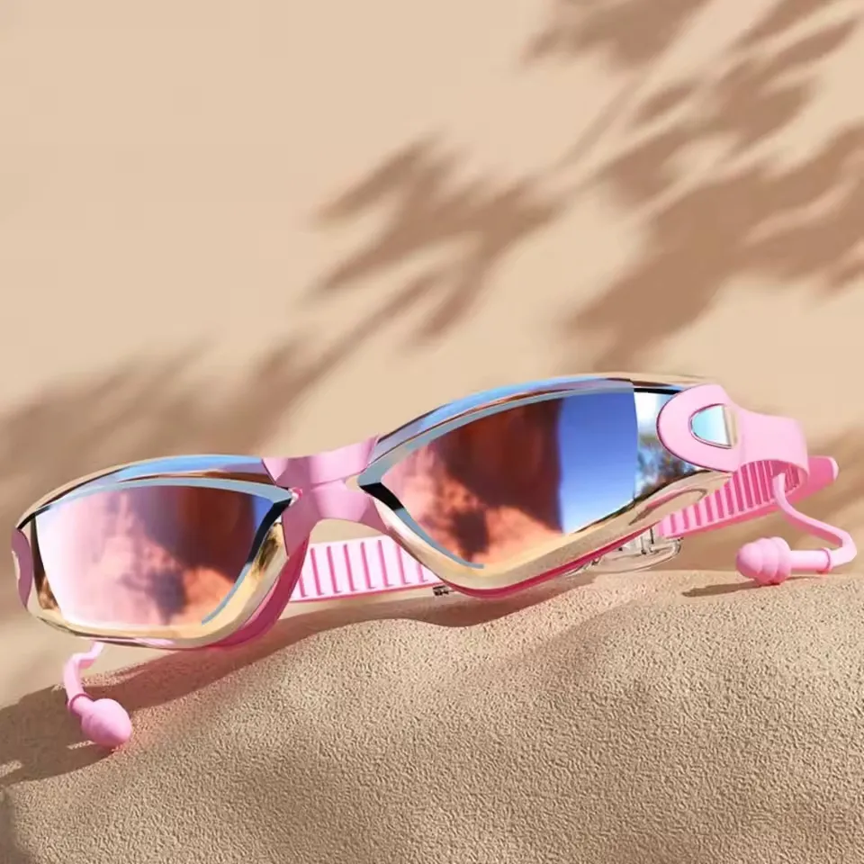 Waterproof And Anti-Fog Soft Silicone Swimming Goggles