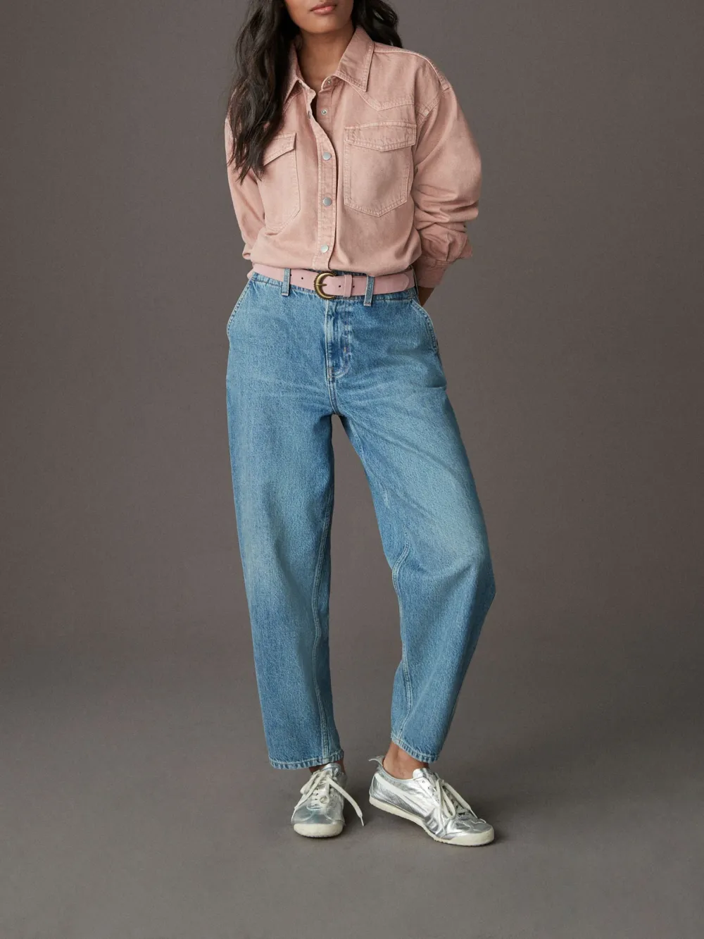 Loose Denim Casual Outing Office Shirt