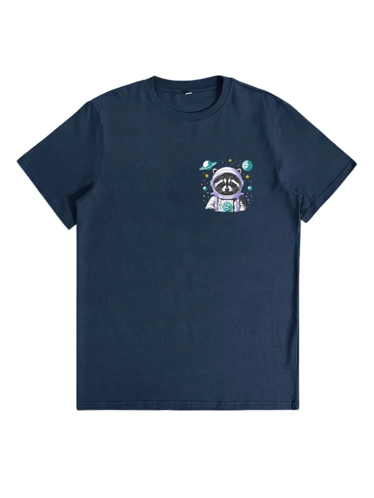 Houston I Have So Many Problems Raccoon Astronauts T-Shirt