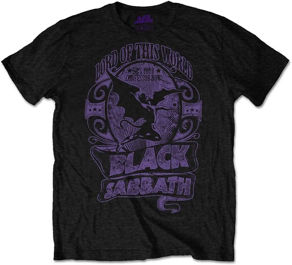 Men's Lord Of This World Printed Round Neck T-Shirt
