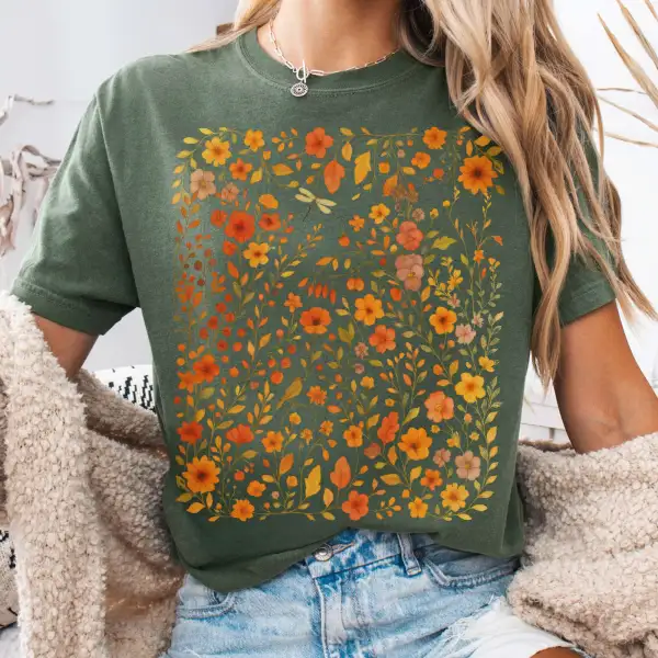 Cottagecore Floral  Wildflower T-shirt