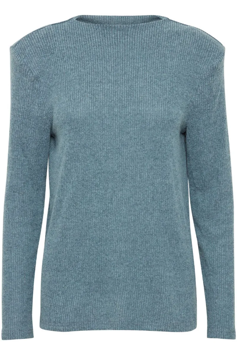Crew Neck Long Sleeve Knit Tops