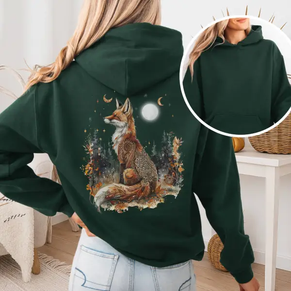 Fox Hoodie – Cozy Cottagecore Animal Tee