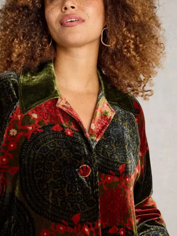 Velvet Duster Coat