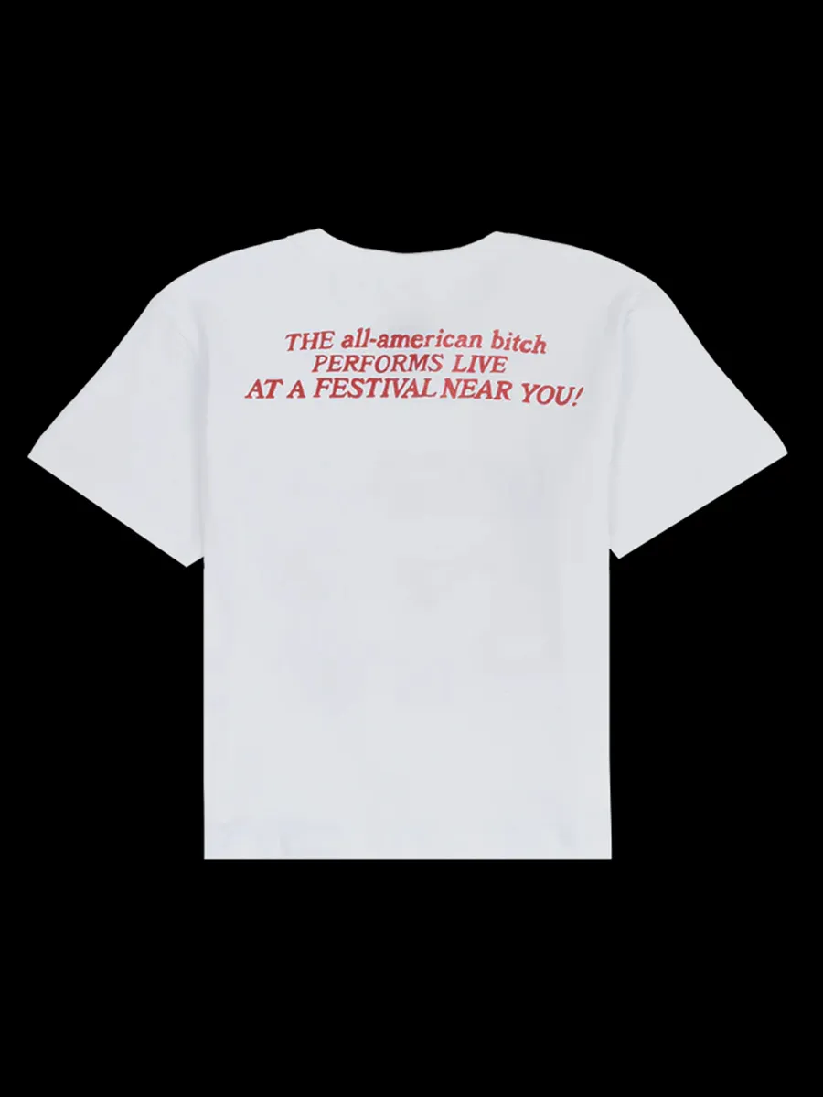 At A Festival Near You Crop Baby Tee
