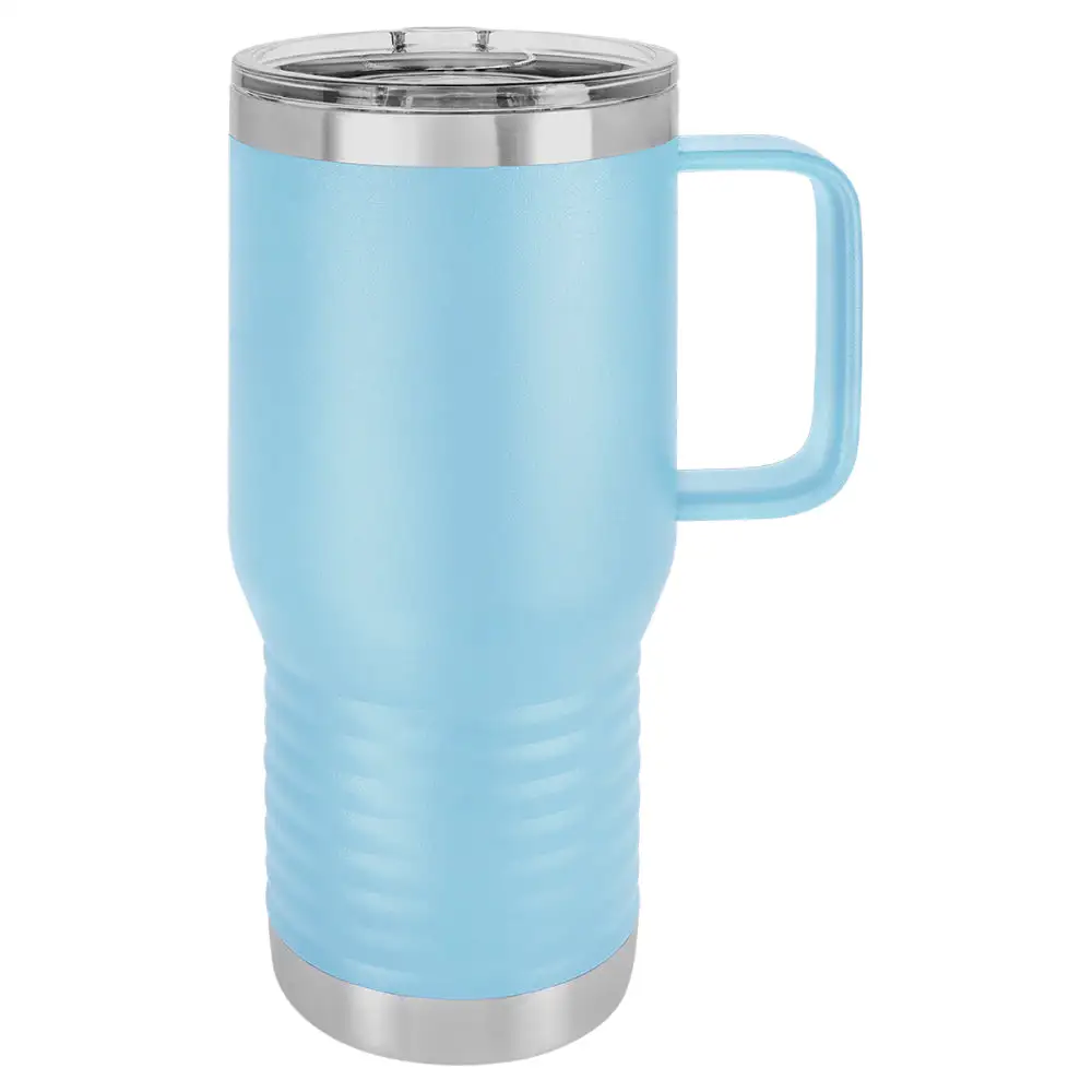 Double Wall Handled Coffee Stainless Steel Tumbler