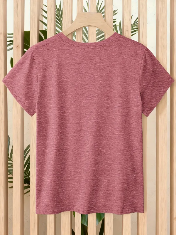 Cute Corgi Design Print T-Shirt