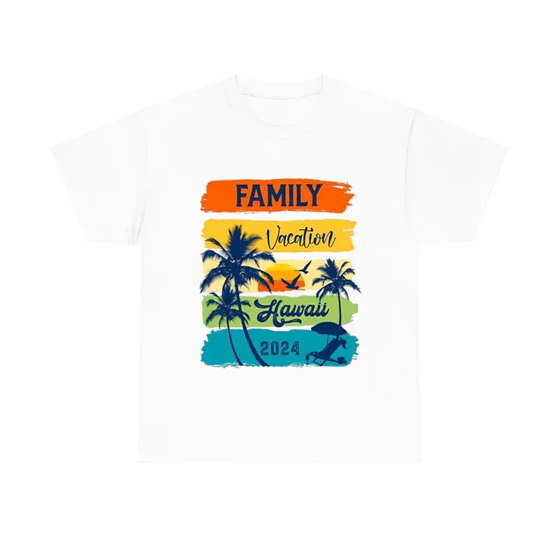 Women's Family Vacation Hawaii Pattern Printed Tee