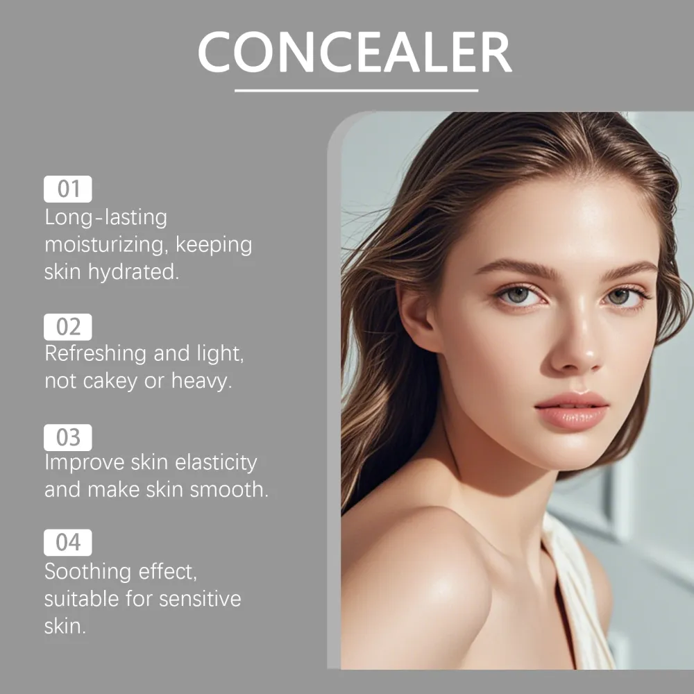 Zephoco Deep Skin Tone Waterproof Moisturizing Concealer – Hydrating, Lightweight Matte Finish, Suitable for Oily and Dry Skin, Natural & Clear Coverage-L99