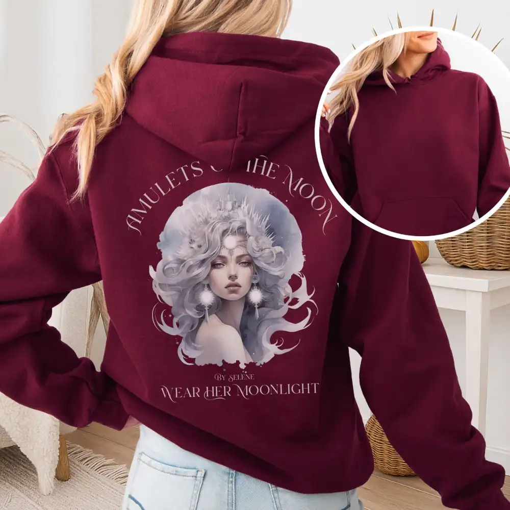 Moon Print Hoodie