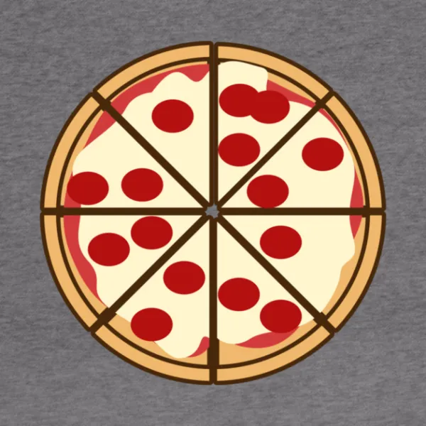 Grey Pizza Hoodie