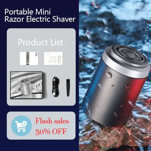 🔥Hot Sale 50% OFF🔥Newest Mini Portable Electric Shaver