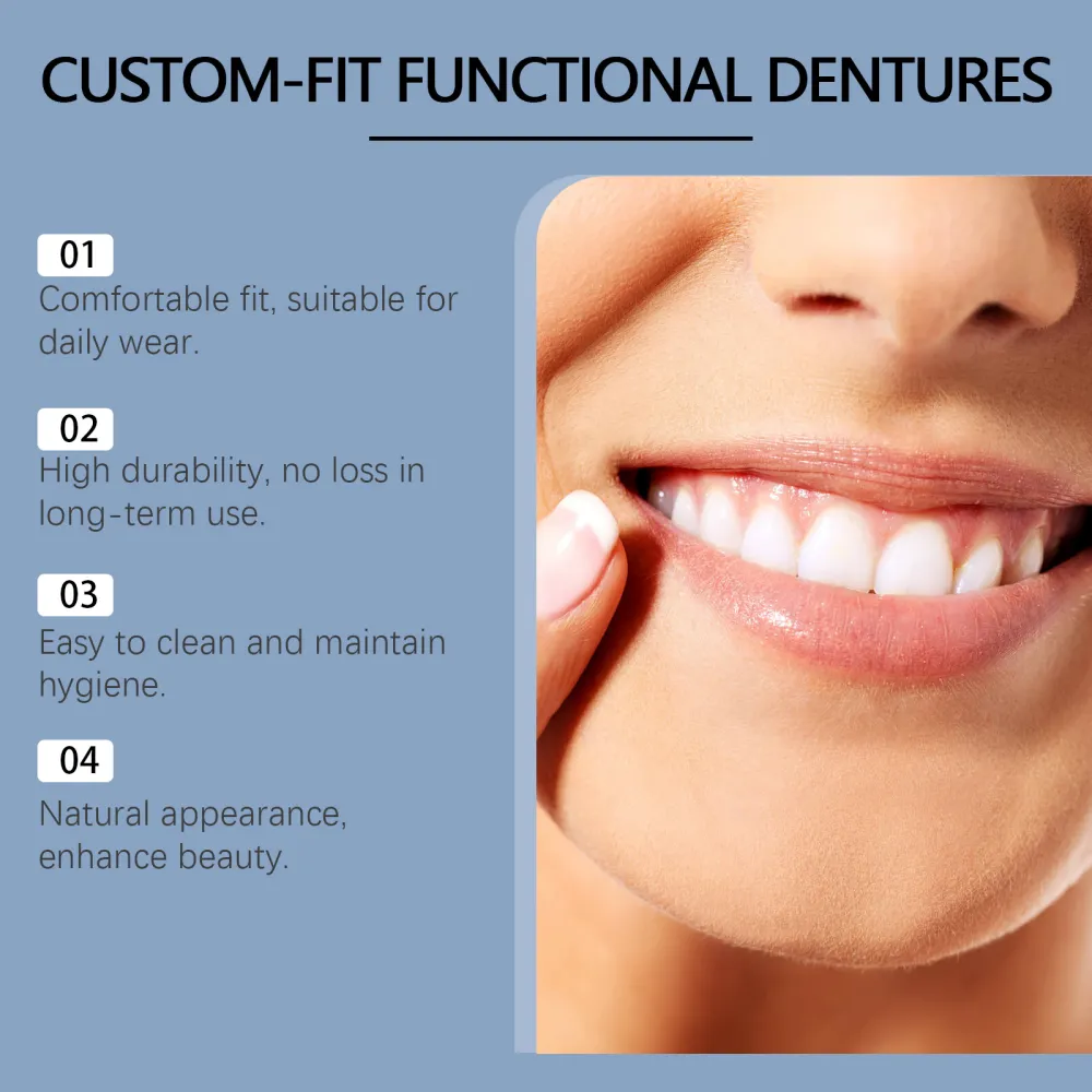 Denture decoration denture set