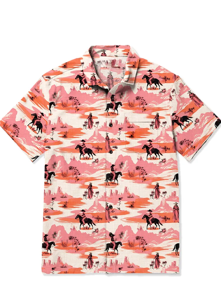 Pink Cowboy Shirt