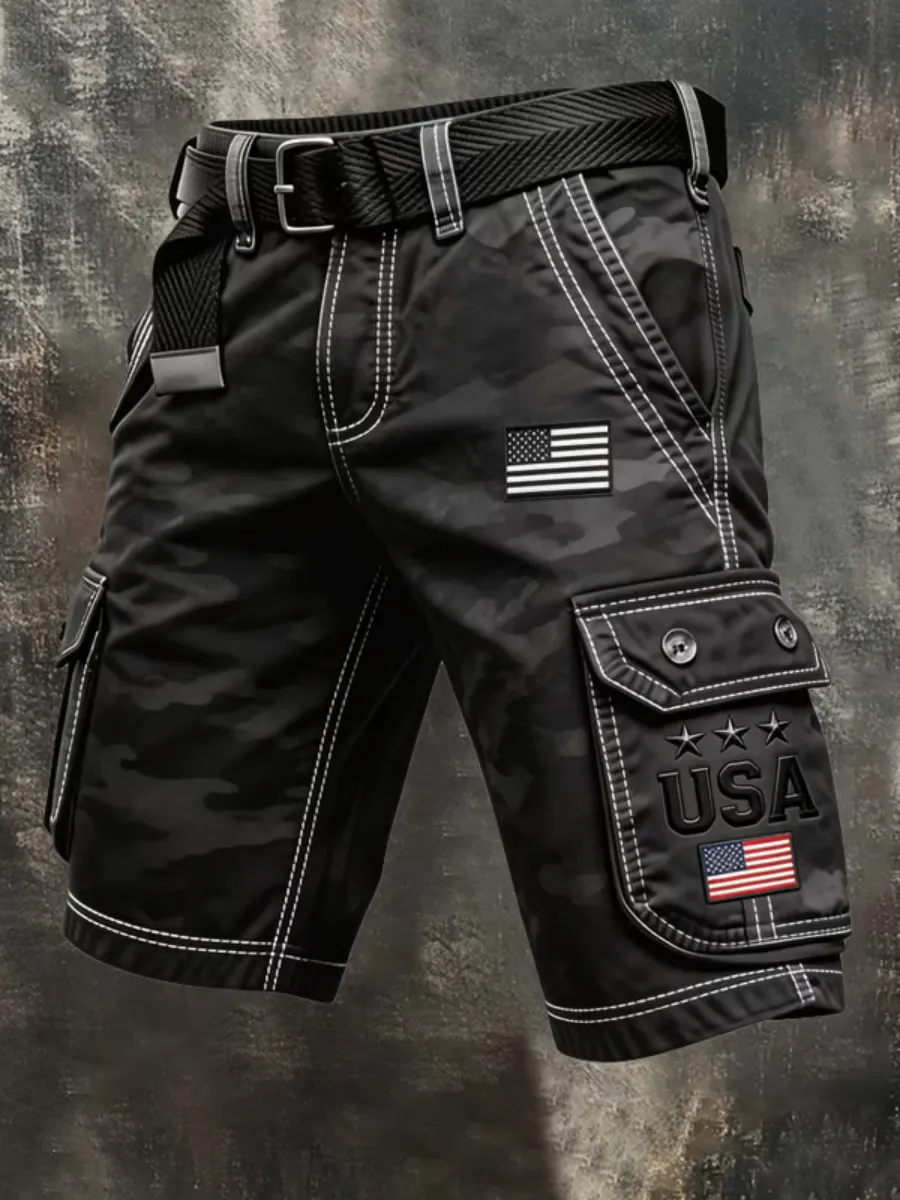 Men's 250th Anniversary Celebration Retro Work Shorts