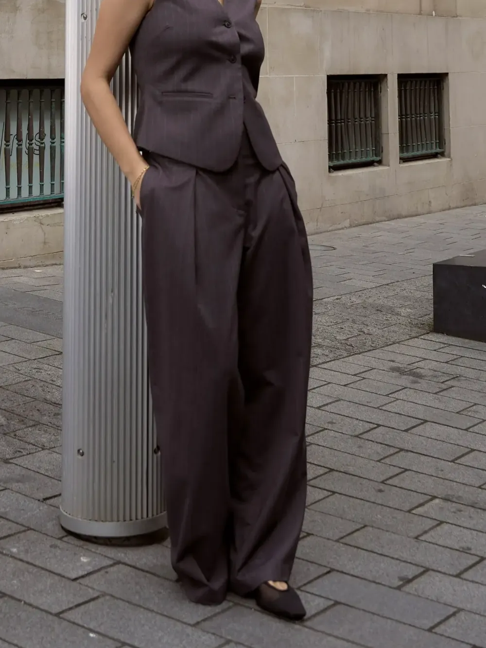 The Buckle Detail Pants