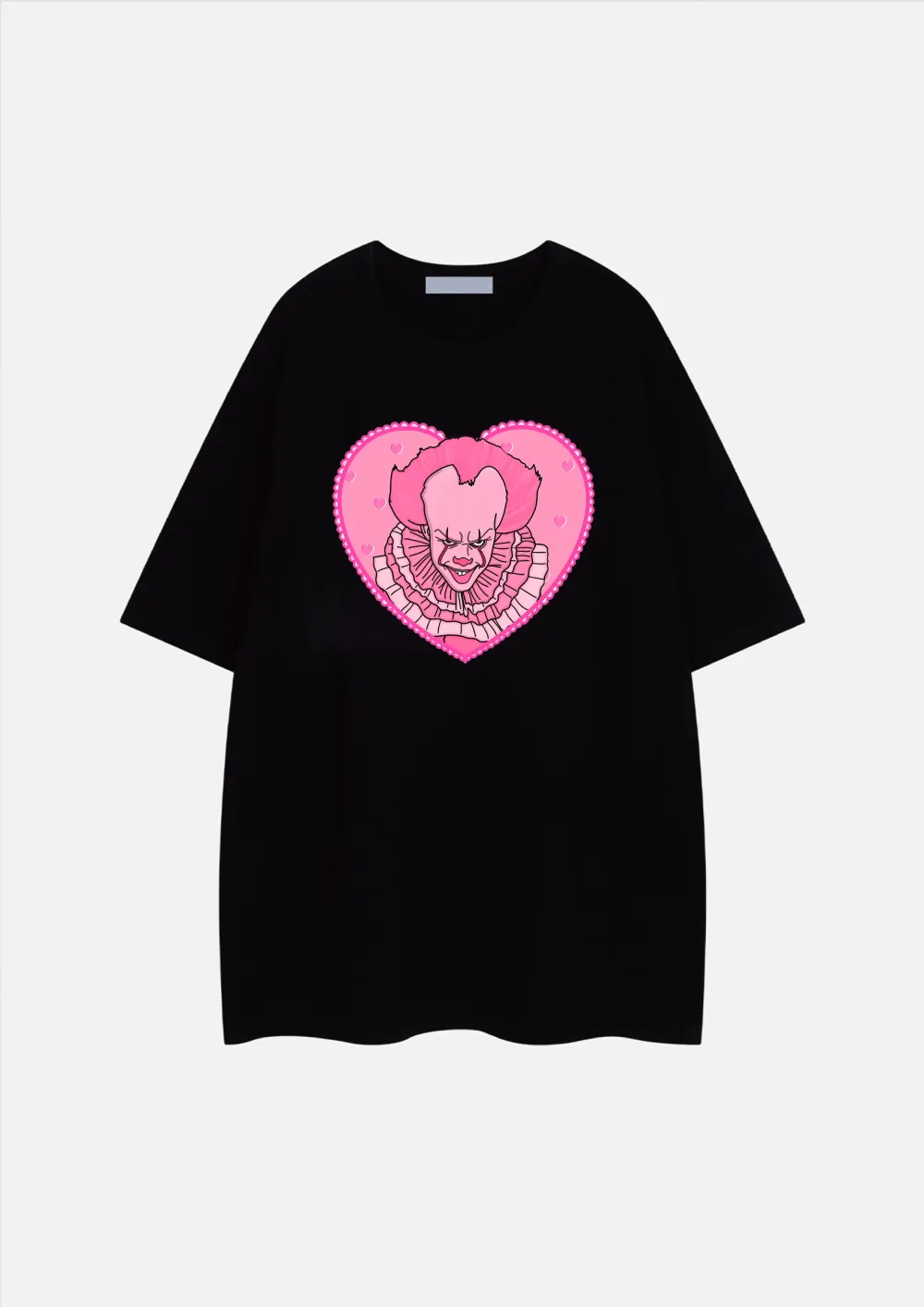Women's Heart - Art Letter Printed T - Shirt