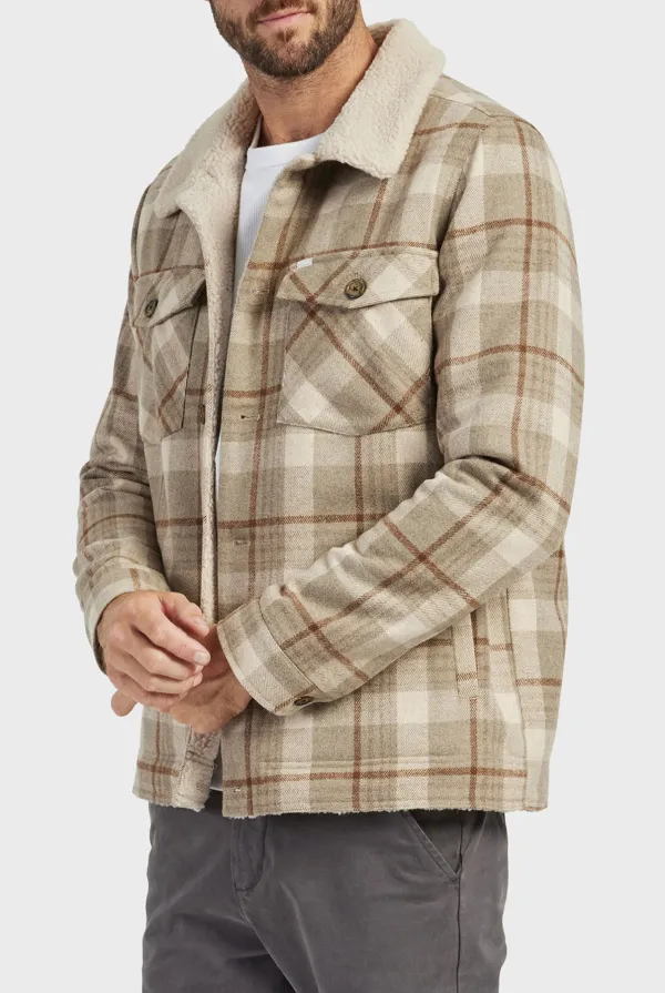 Checkered Plaid Jacket with Collar