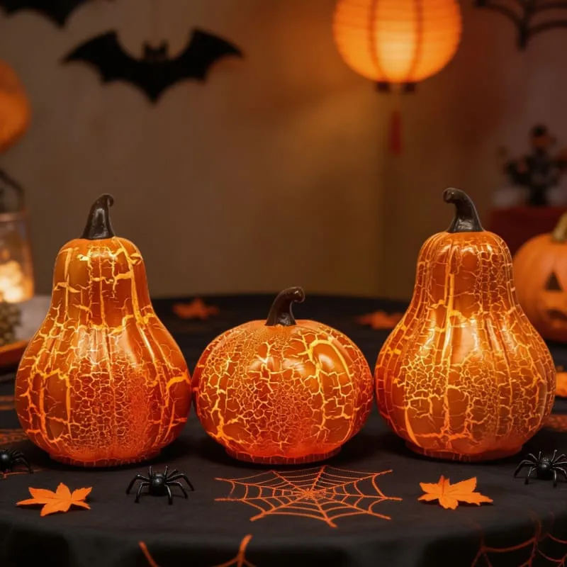 2026 Halloween Glowing Pumpkin Night Light Home Decor