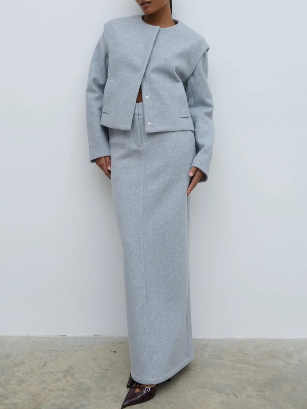 Casual Style Tailored Skirt