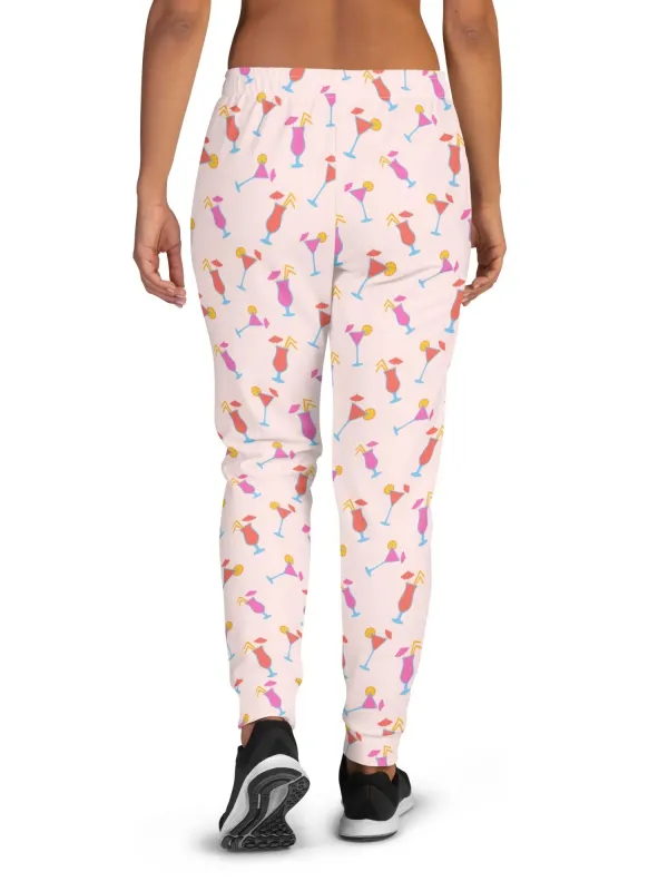 Colorful Cocktail Pattern Joggers