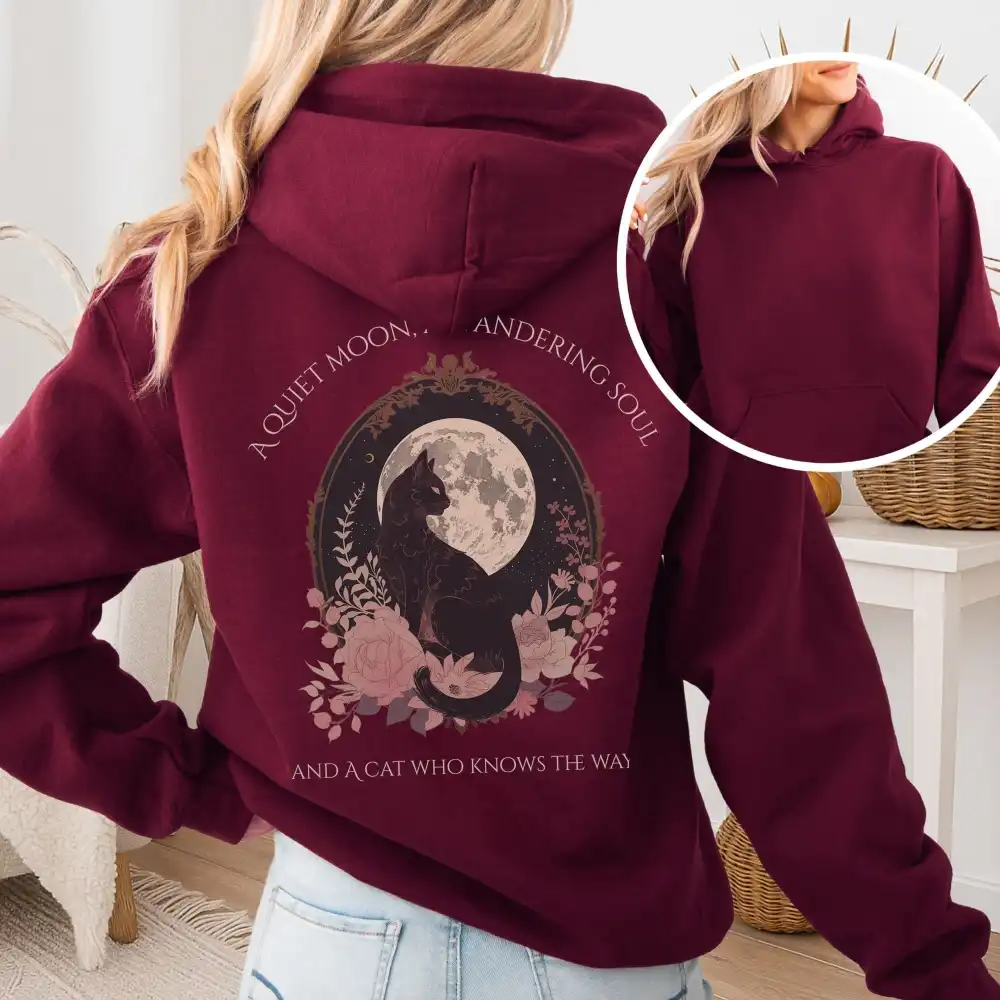 The Cat Who Knows the Way Hoodie