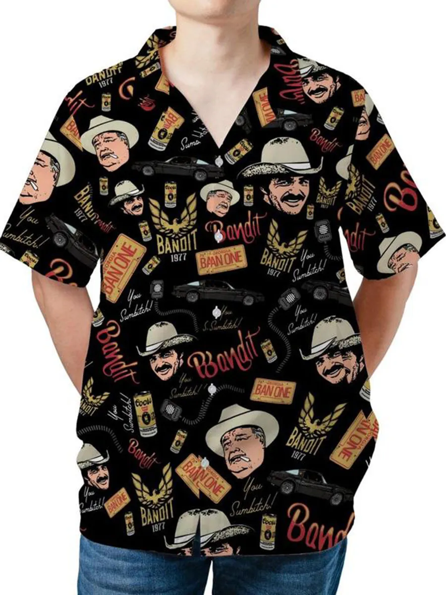 💥LAST DAY SALE 50% OFF💥Sm0key and The Bandit Hawaiian Shirt
