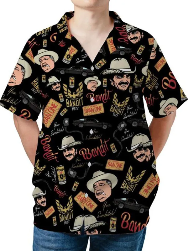 💥LAST DAY SALE 50% OFF💥Sm0key and The Bandit Hawaiian Shirt