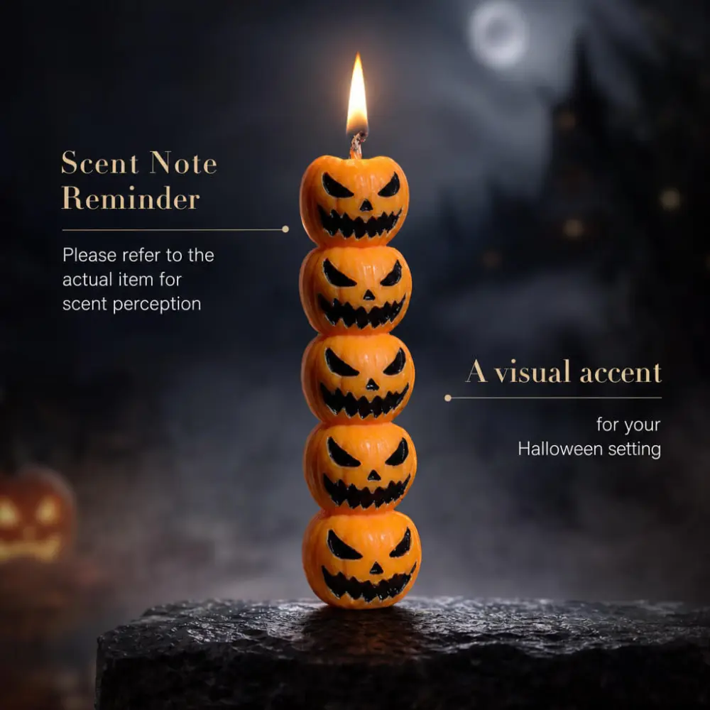 Handheld Pumpkin Lantern Scented Soy Candle