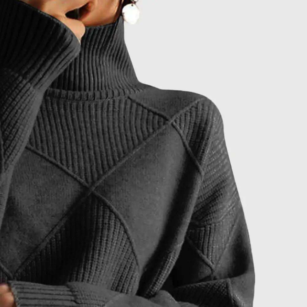 Classic Turtleneck Knit Sweater