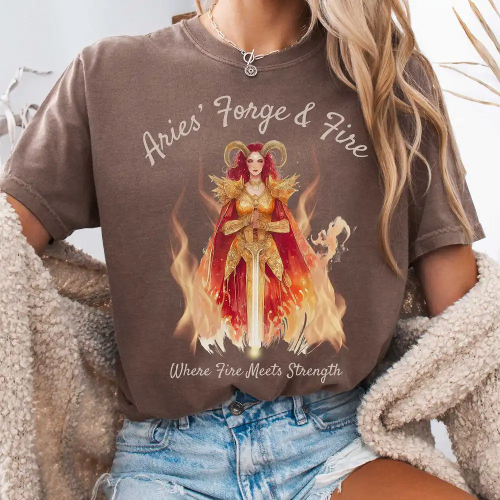 Aries' Forge & Fire Zodiac Shirt