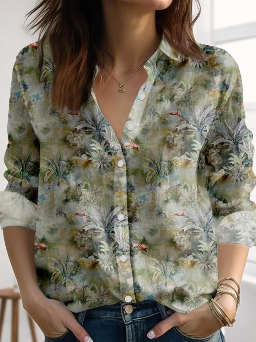 Lush Jungle Print Shirt
