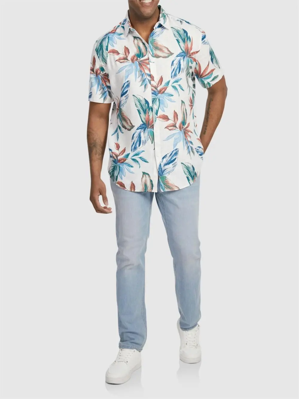 Printed Leisure Short-Sleeve Shirts