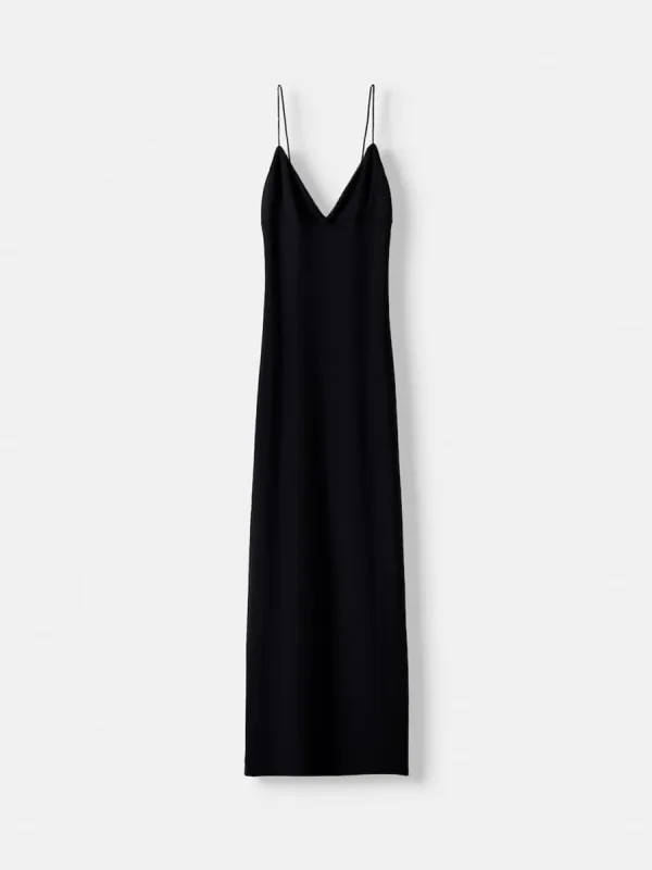 Vestido Midi Tirantes Lazo