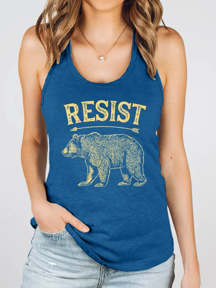 Women's Protect Our National Parks Round-Necked Sleeveless Vest