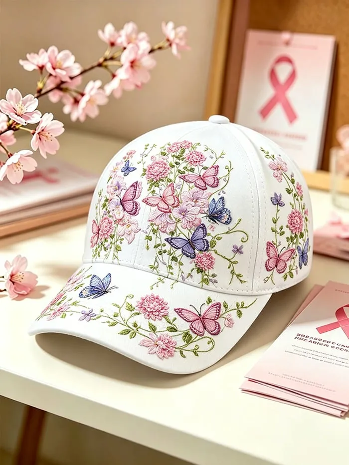 Women'S Casual Breast Cancer Awareness Printing Hat