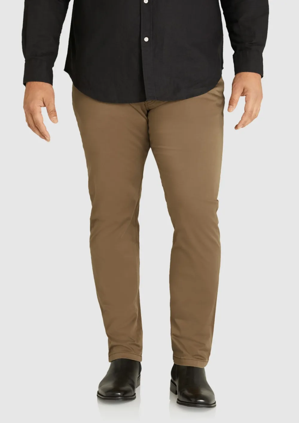 Mustard Casual Stretch Trousers
