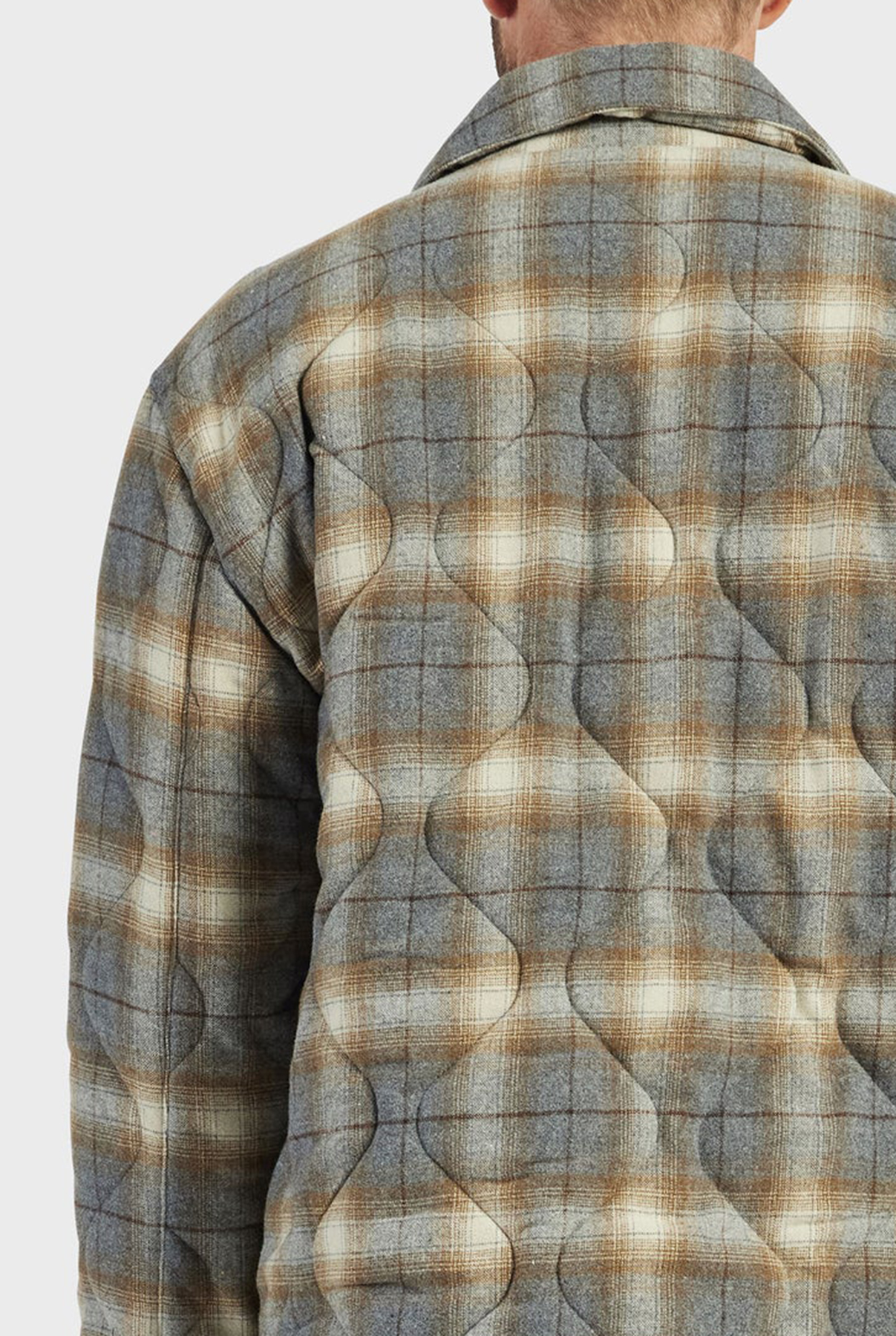Plymouth Quilted Jacket-Titanium grey