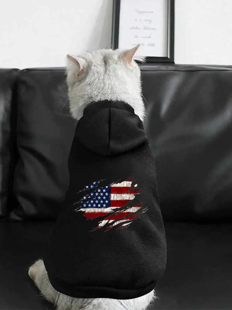 Pet Clothes With National Flag Prints