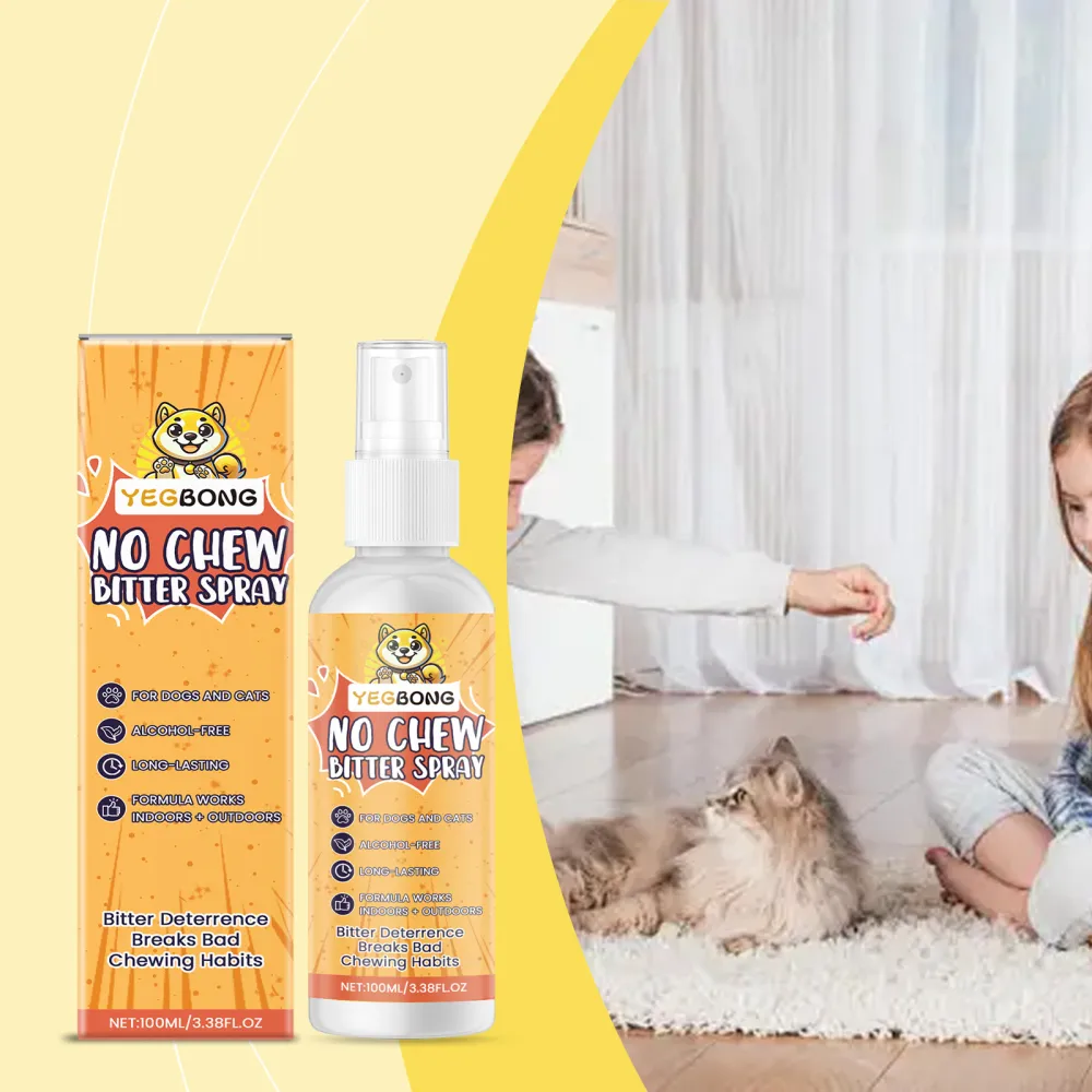 Yegbong Pet Anti-Chewing Spray: Pet Dog Indoor anti-biting and Scratching Sofa Bitter Spray2 pcs