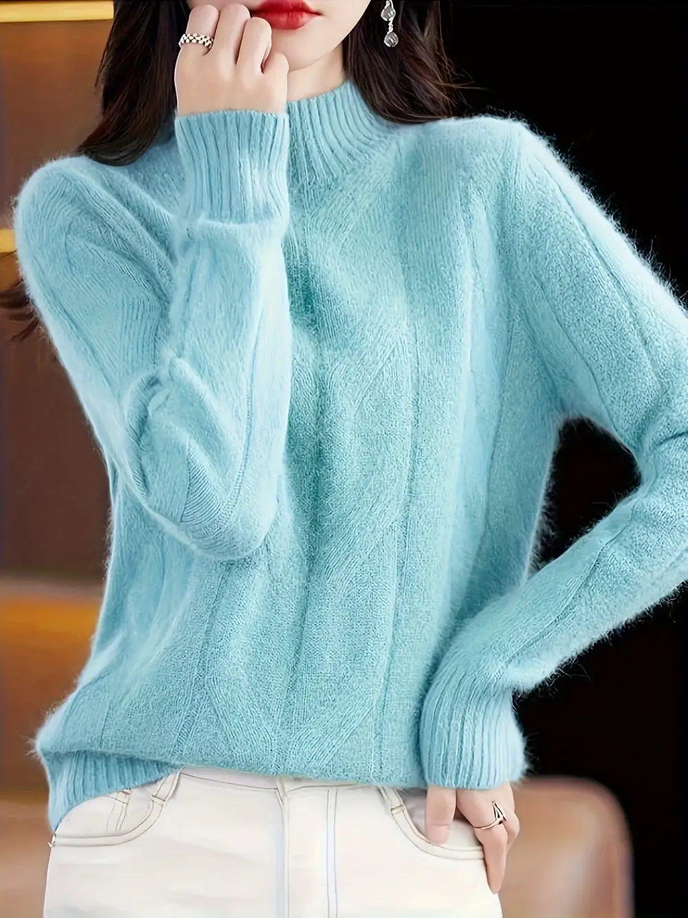 Vintage Casual Knit Sweater
