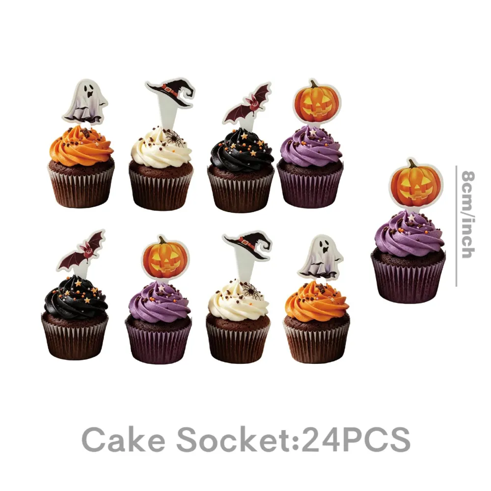Halloween Blood Splatter Themed Disposable Dinner Plate and Paper Cup Set