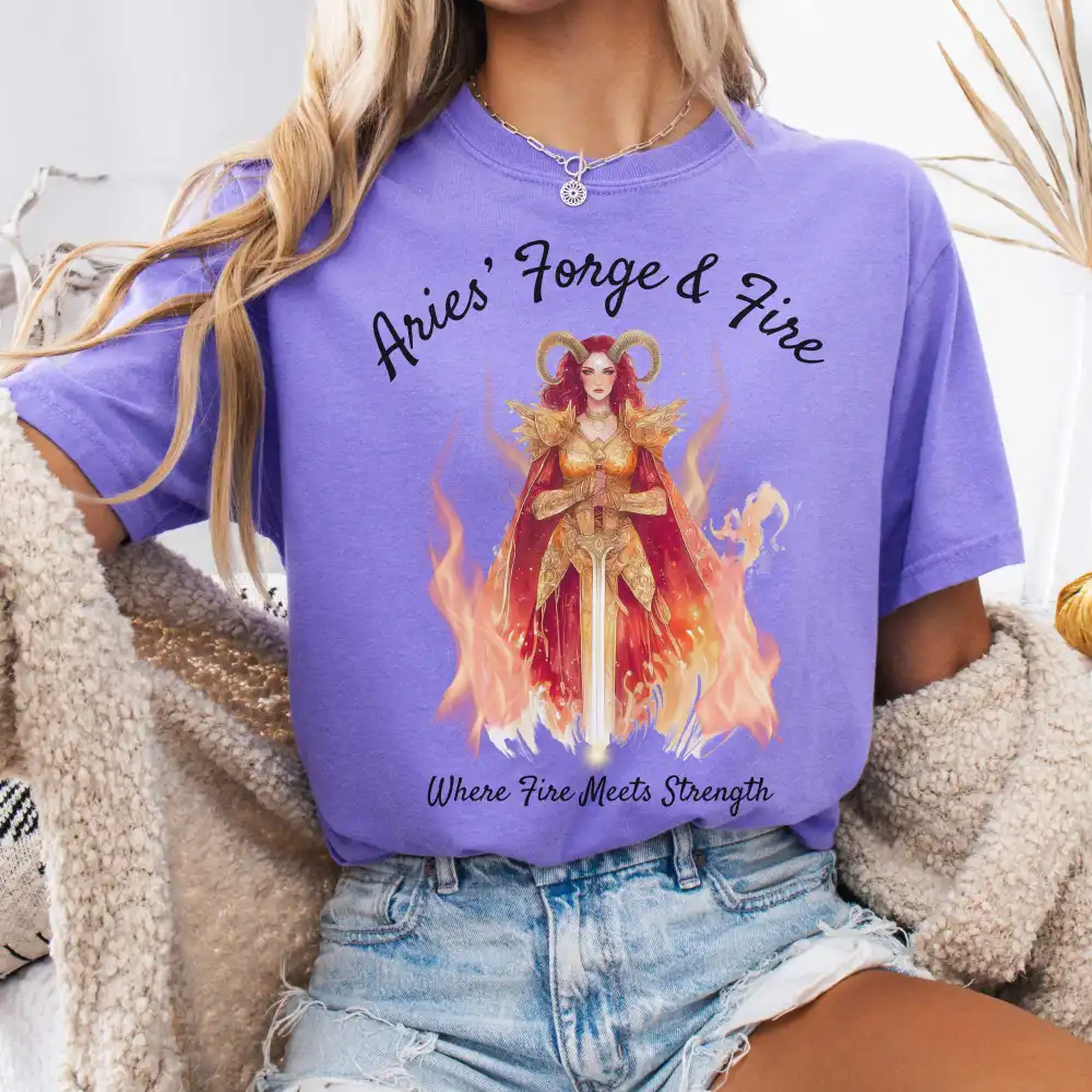 Aries' Forge & Fire Zodiac Shirt