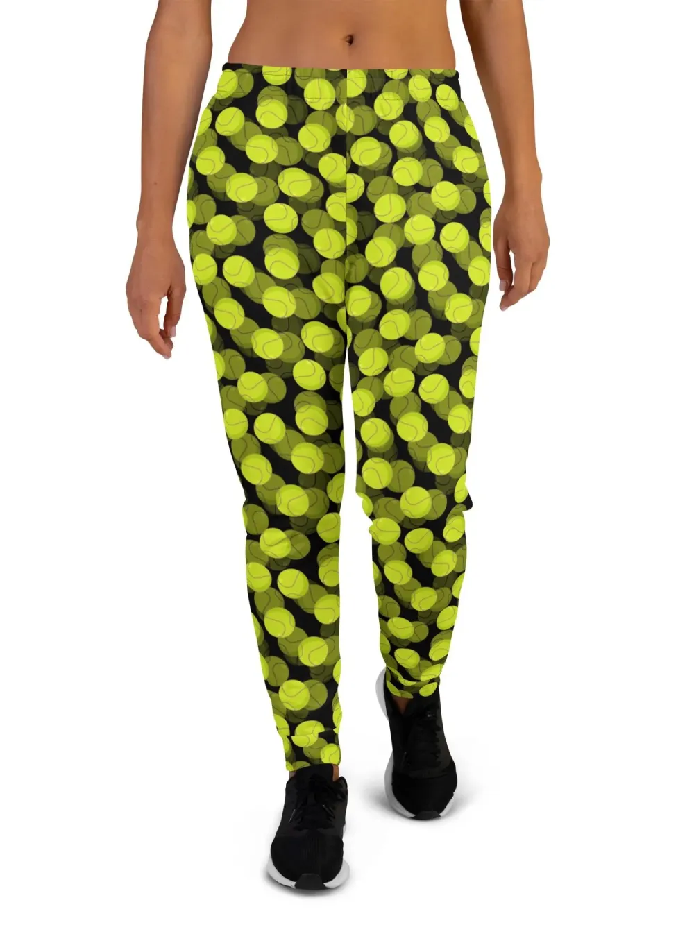 Sporty Tennis Print Trousers
