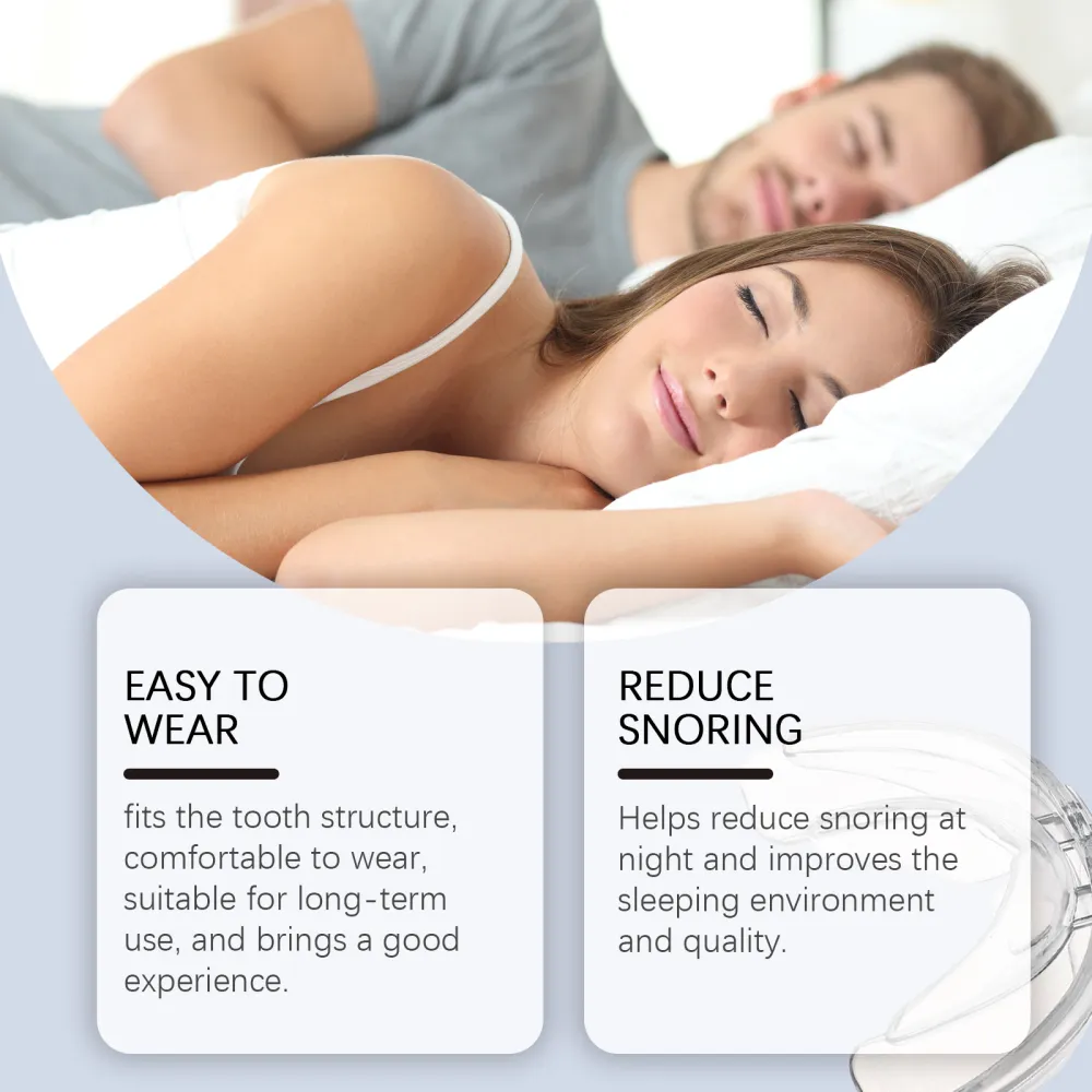 Oralhoe,Sleep anti-snoring mouthguard, comfortable design, cares for sleep quality, anti-snoring and choking mouthguard-$GO