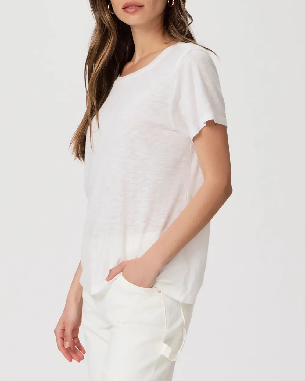 White Supremely Soft Crew Neck Tee